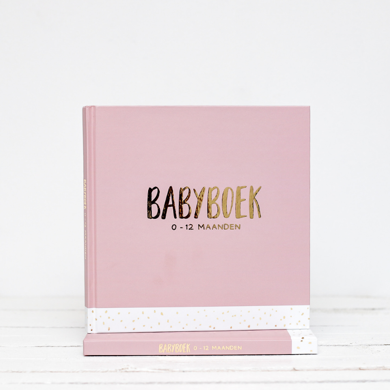 Babyboek licht roze