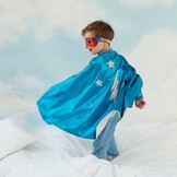Superhero verkleedset blauw Meri Meri