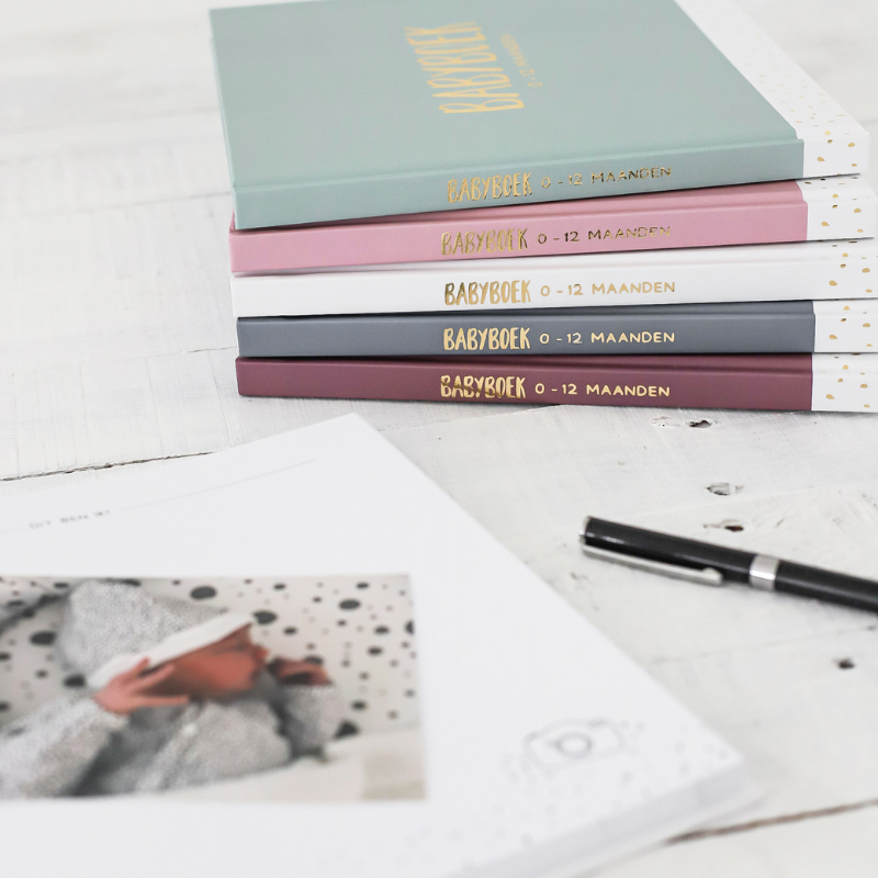 Babyboek blauw