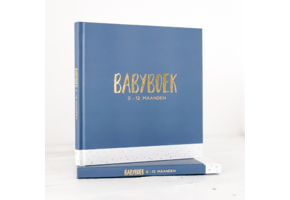 Babyboek blauw