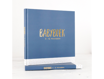 Babyboek blauw