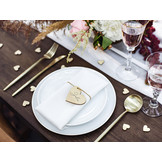 Confetti houten hartjes (50st)