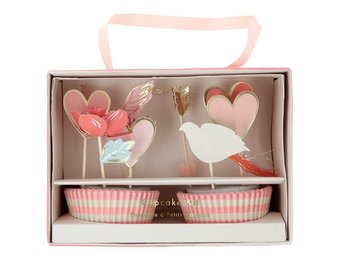 Cupcake kit Valentine (48st) Meri Meri