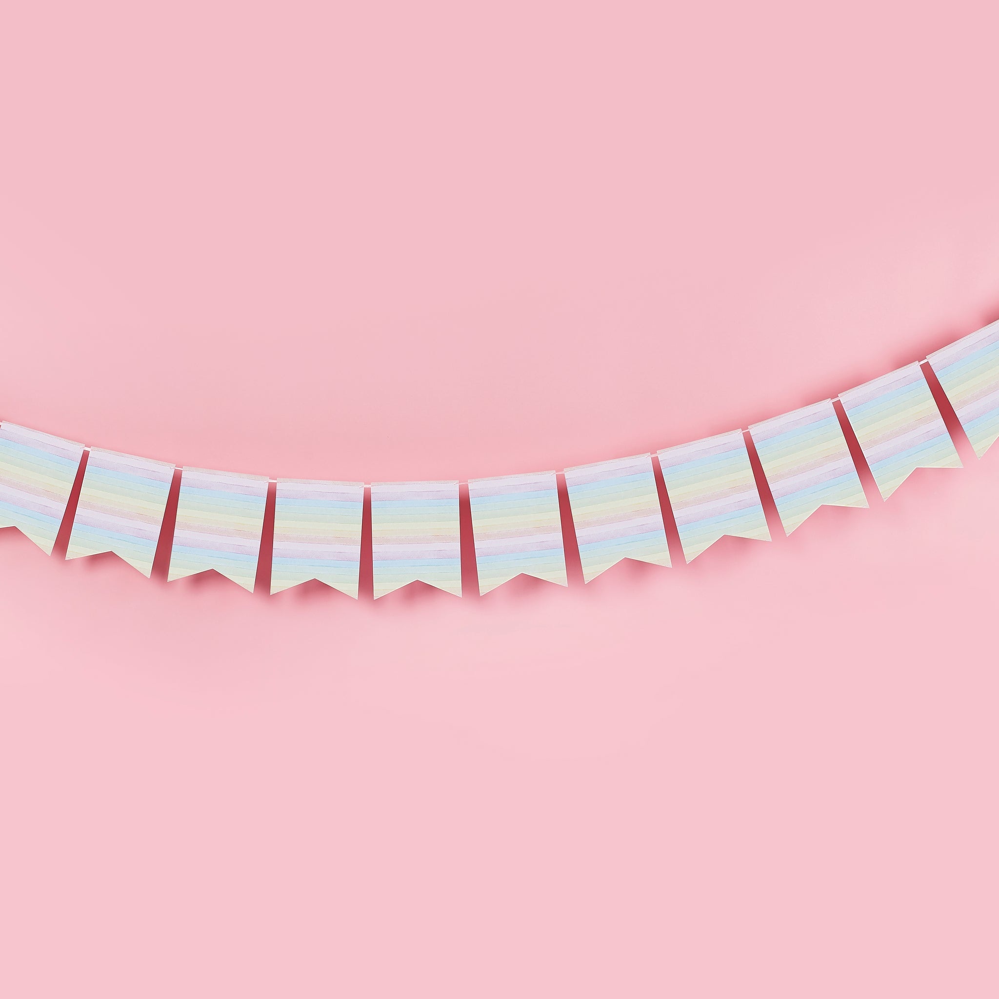 Vlaggenlijn Eco Rainbow pastel (2M) Hootyballoo