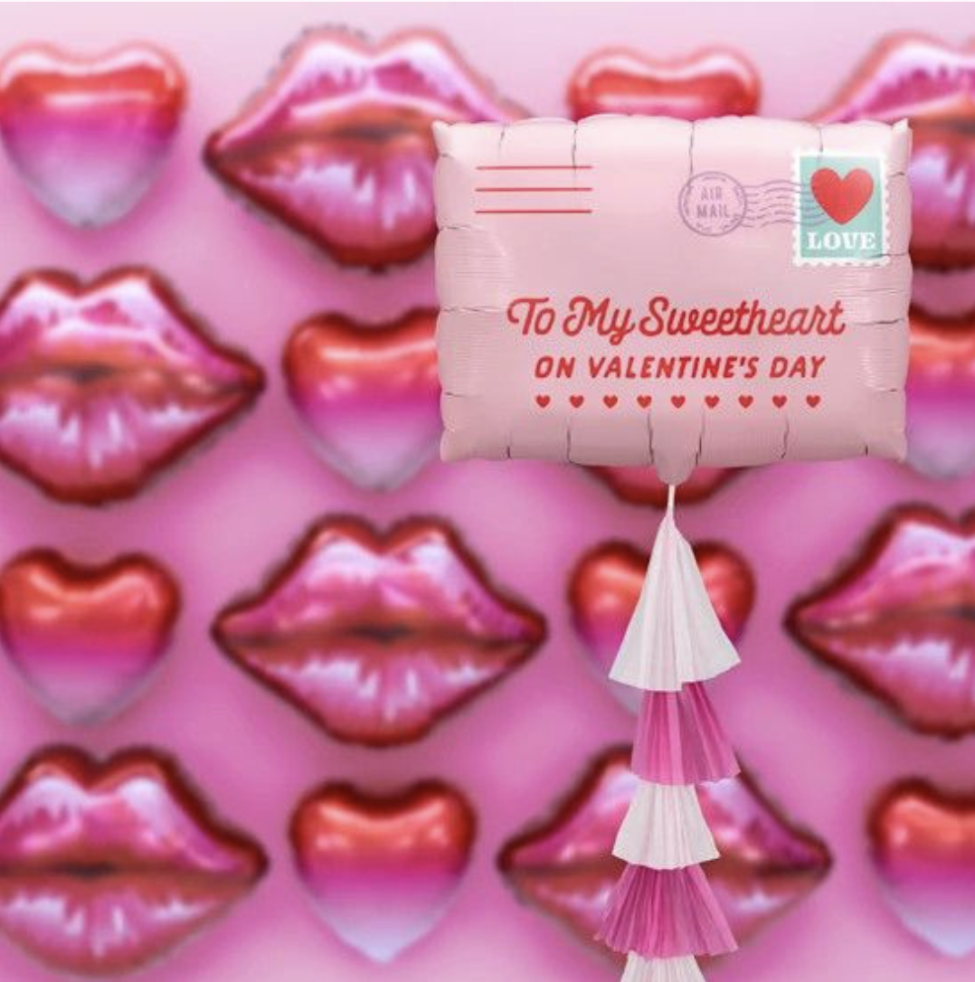 Liefdesbrief folieballon (76cm)