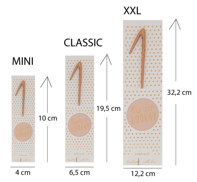 Sterretje roségoud cijfer 3