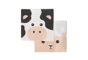 Servetten mini farm animals (20st) My Little Day