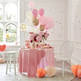 Honeycomb Hearts decoratie set (6st) Meri Meri