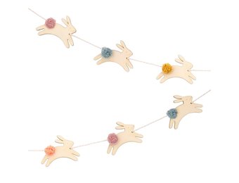 Houten bunny slinger (2.3M) Meri Meri