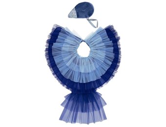 Verkleedset blauwe vogel Meri Meri