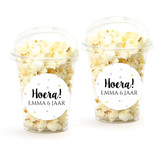 Schooltraktatie bekers groot pastel dots(5st)