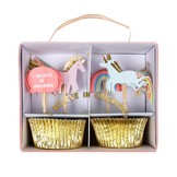 Unicorn cupcake kit (48st) Meri Meri
