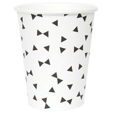 Papieren bekers black tie (8st) My Little Day