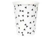 Papieren bekers black tie (8st) My Little Day