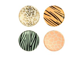 Gebaksbordjes Safari Animal print (8st) Meri Meri