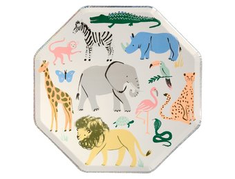 Borden Safari Animal (8st) Meri Meri