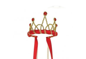 Glitter kroontje goud The Great Pretenders