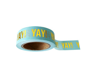 Washi tape mint yay (10M)