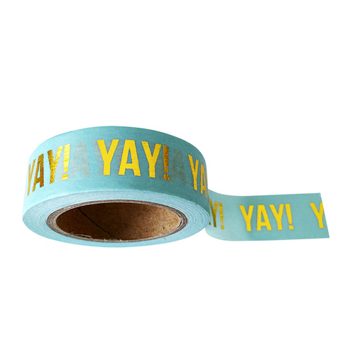 Washi tape mint yay (10M)