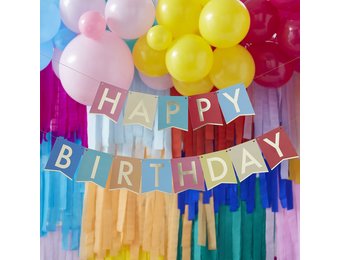 Happy Birthday Mix It Up Brights Ginger Ray