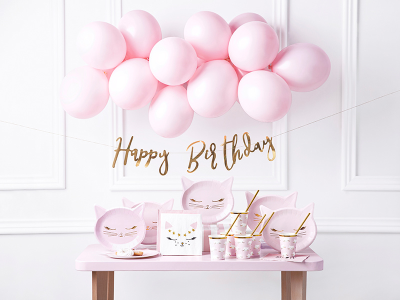 Happy birthday roségouden slinger