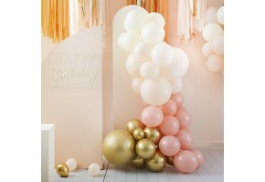 Ballonnenboog Gold & Peach Mix It Up (75st) Ginger Ray