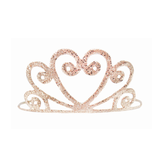 Gouden Glitter kroon The Great Pretenders