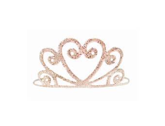 Gouden Glitter kroon The Great Pretenders