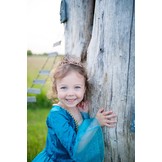 Gouden Glitter kroon The Great Pretenders