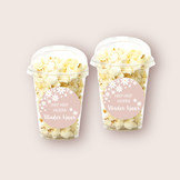 Schooltraktatie bekers groot Daisy Blush (5st)