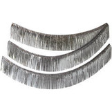 Slinger tinsel zilver (6M)