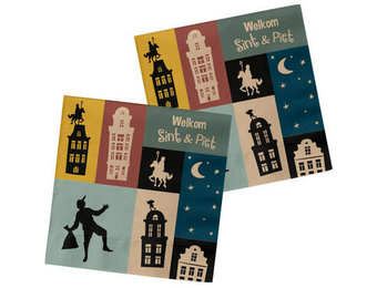 Servetten Welkom Sint & Piet (20st)