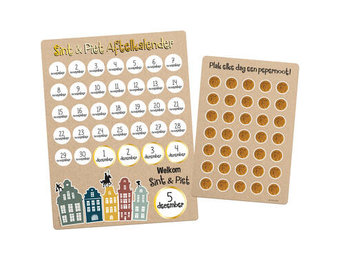 Aftelkalender Sint & Piet