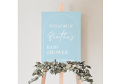 Babyshower welkomstbord Baby Boy