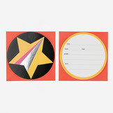 Disco party uitnodigingen (8st) My Little Day