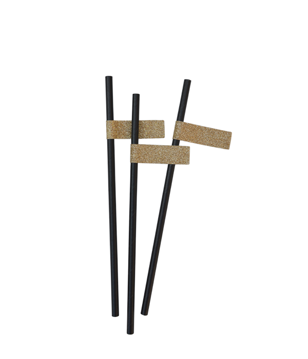 Rietjes zwart (20st) Delight Department