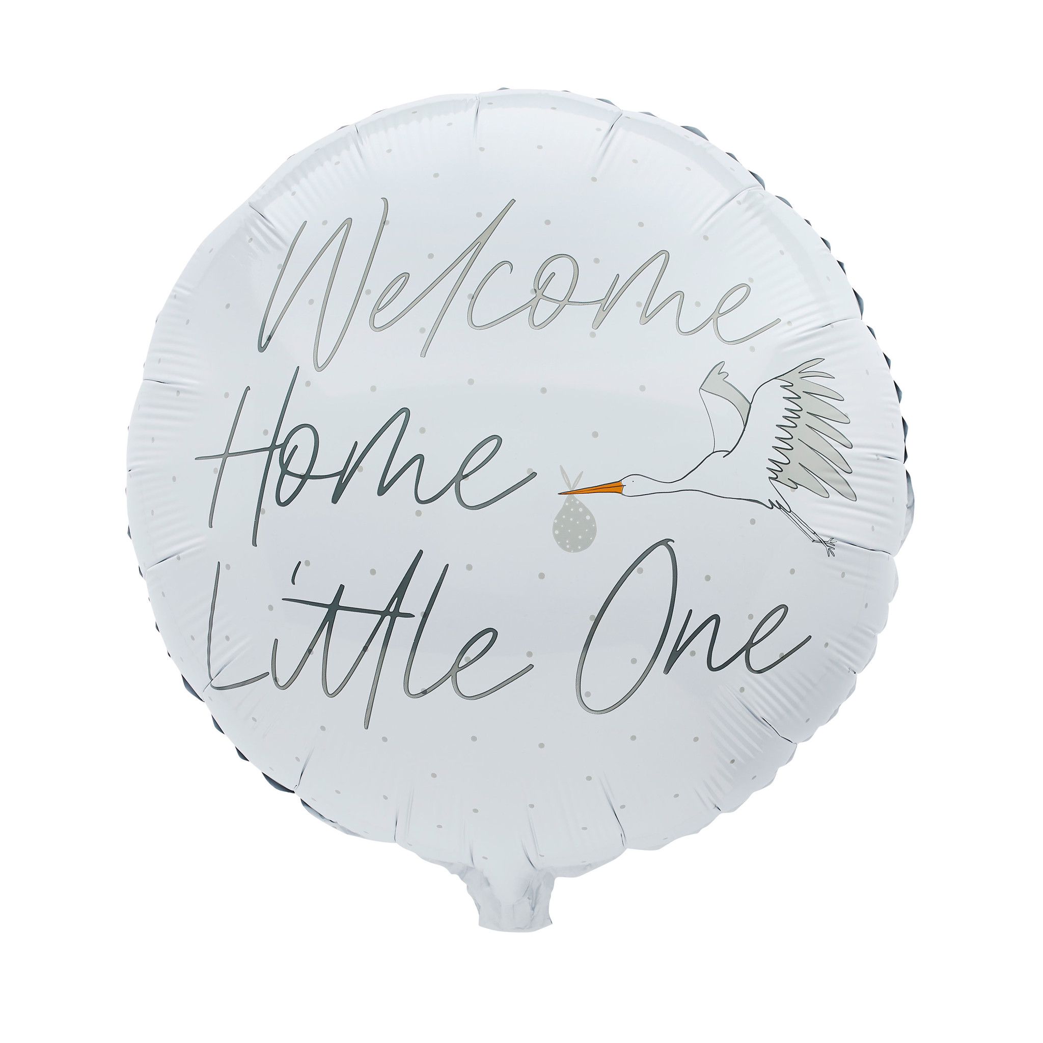 Folieballon Welcome Home Little One (55 cm) Hootyballoo