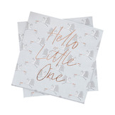 Servetten Hello Little one (20st) Hootyballoo