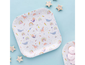 Bordjes Toverfeestje Enchanted Party (10st) Hootyballoo