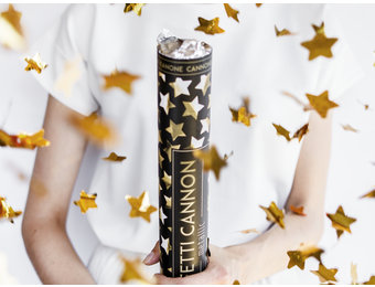 Confetti kanon sterren goud