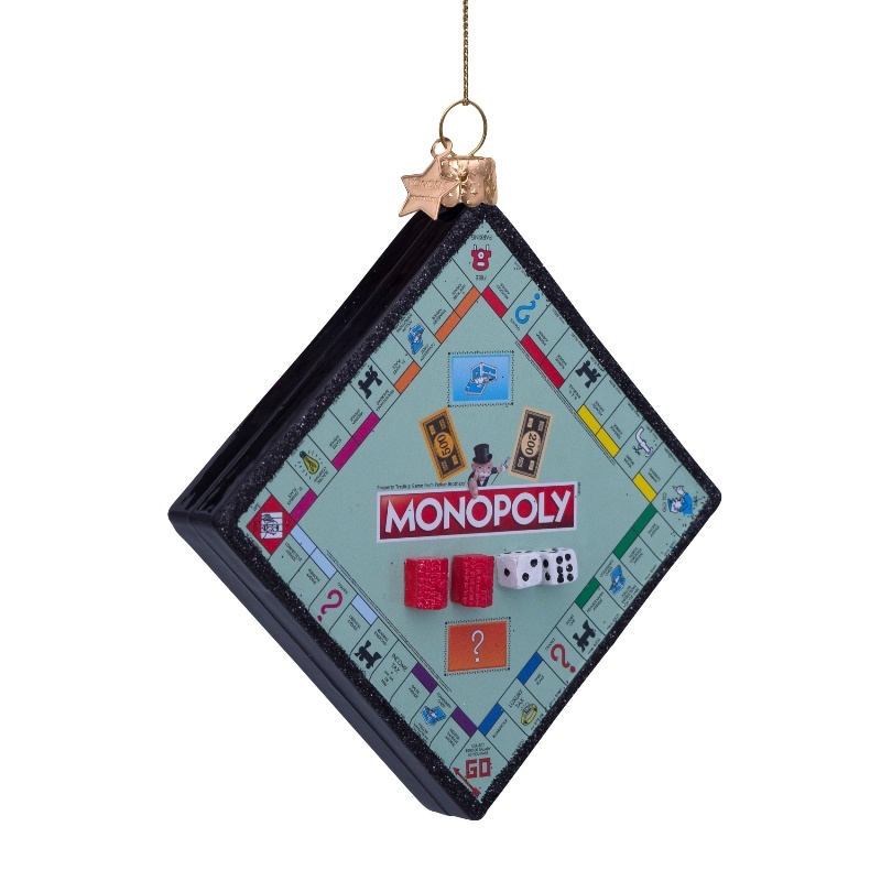 Kersthanger Monopoly bordspel Vondels