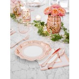 Servetten Party Porcelain roségoud (16st) Talking Tables