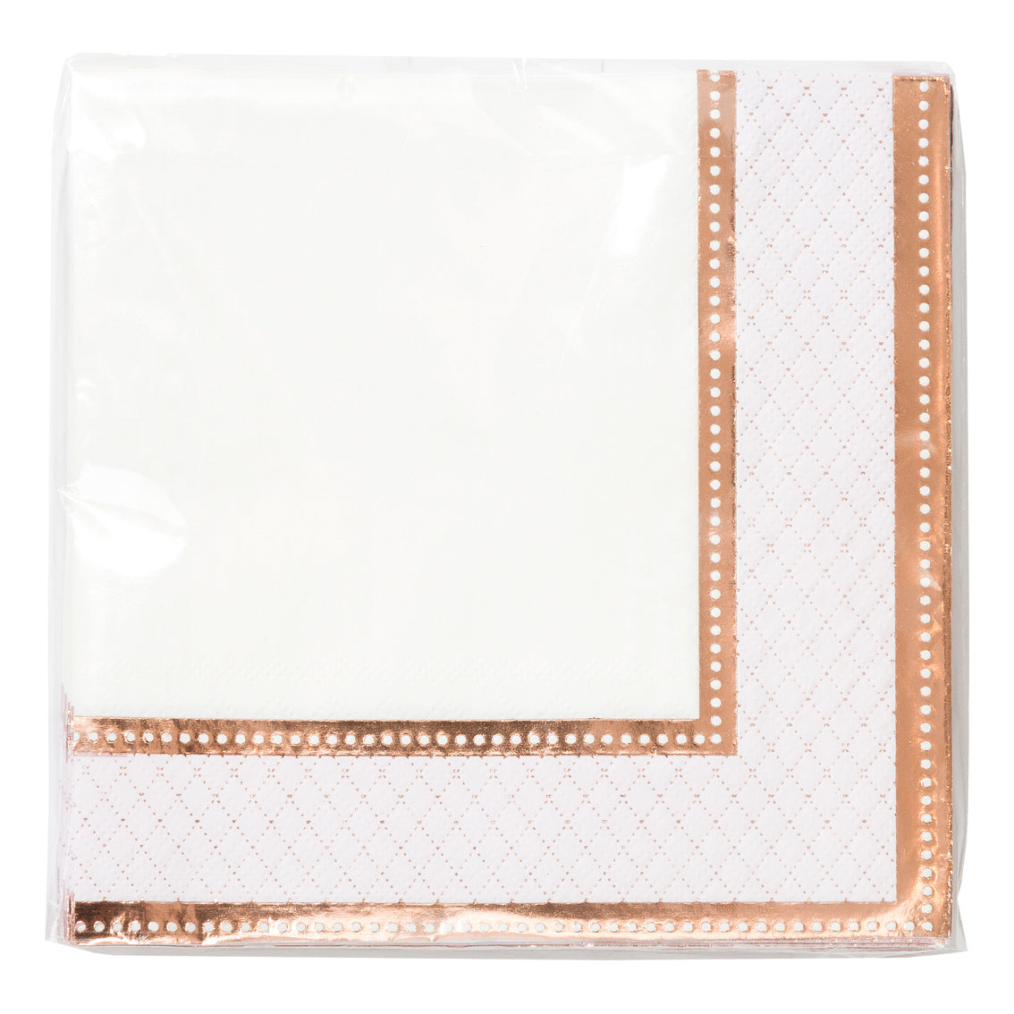 Servetten Party Porcelain roségoud (16st) Talking Tables