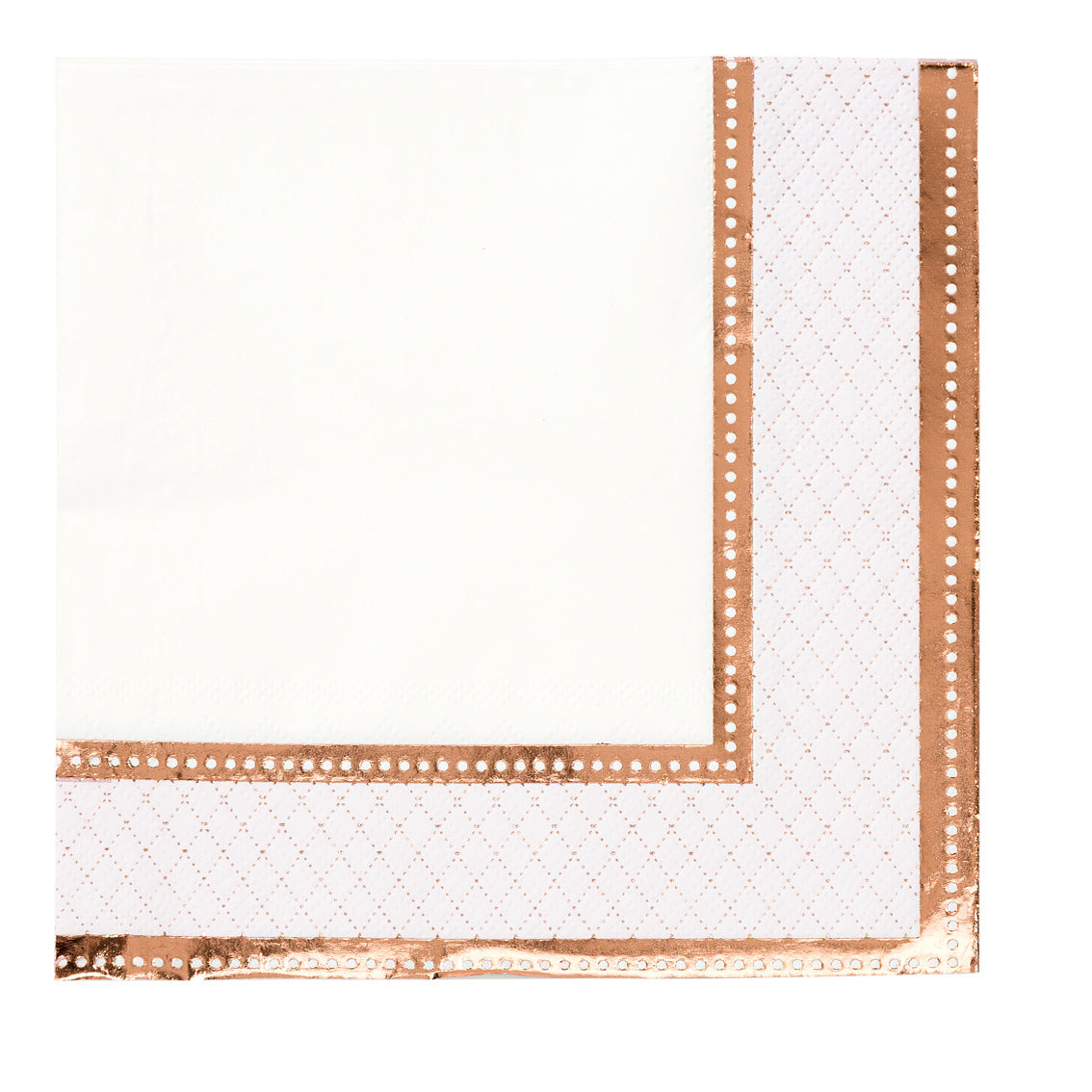 Servetten Party Porcelain roségoud (16st) Talking Tables