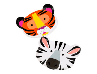 Bordjes dierenkop Party Animals (12st) Talking Tables