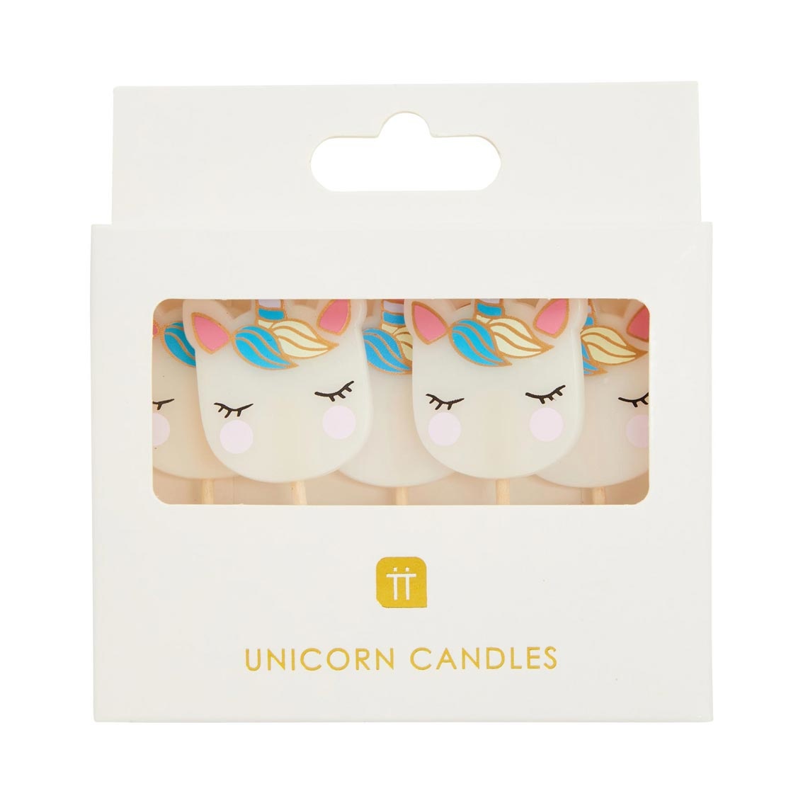 Unicorn kaarsjes (5st) Talking Tables