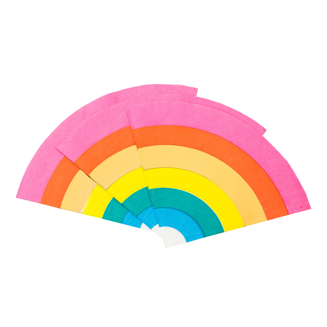 Servetten regenboog (16st) Birthday Brights Talking Tables