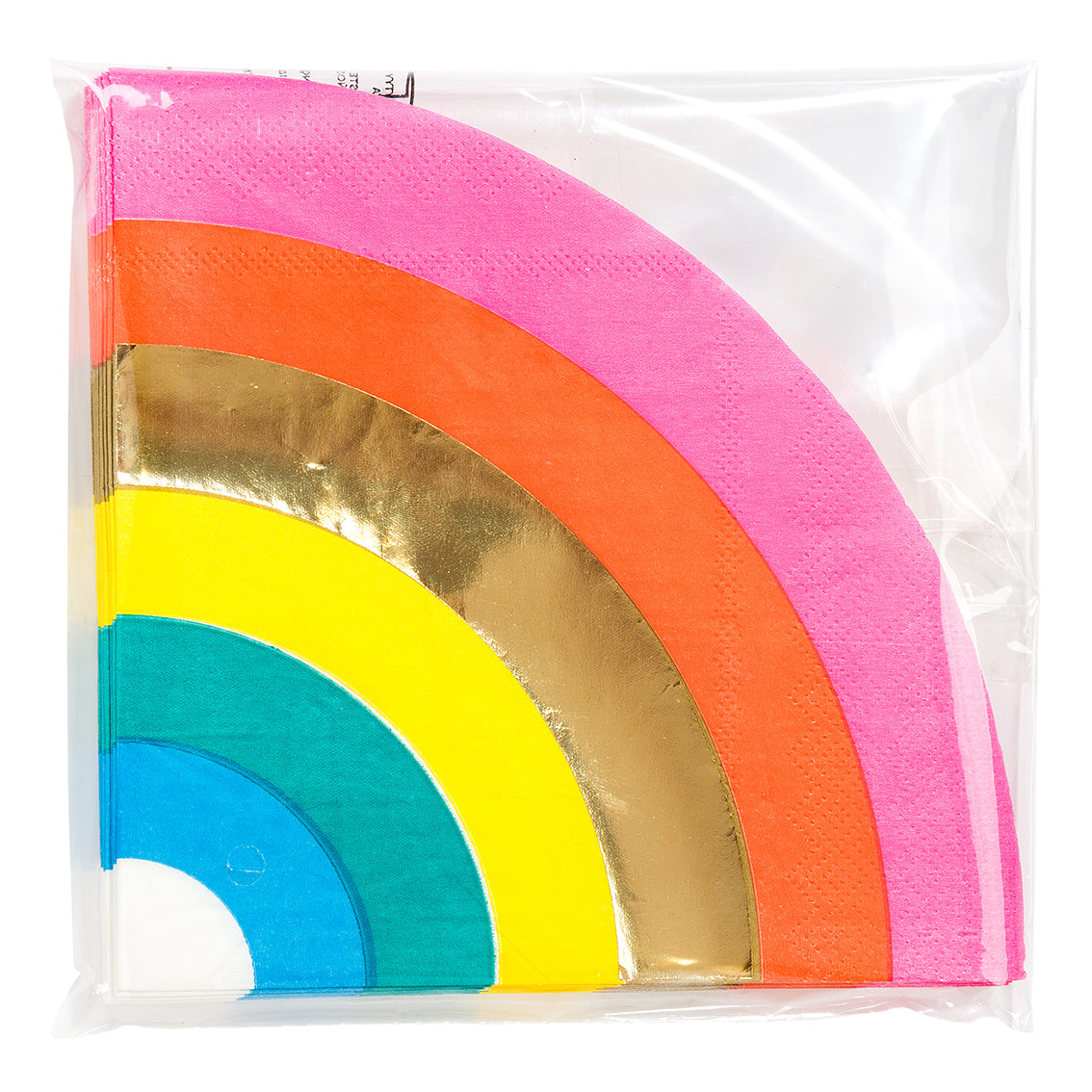 Servetten regenboog (16st) Birthday Brights Talking Tables