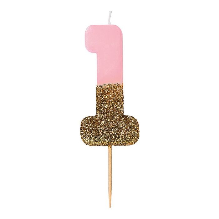 We heart birthday kaarsje 1 Talking Tables