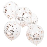 Confetti ballonnen Blush Hen (5st) Ginger Ray